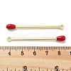 Rack Plating Alloy Enamel Pendants PALLOY-F311-07G-3