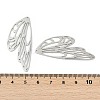 304 Stainless Steel Pendants STAS-WH0033-06P-4