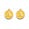 Golden Plated Alloy Enamel Charms LS-ENAM-Q437-13A-1