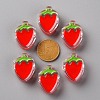 Transparent Enamel Acrylic Beads X1-TACR-S155-003F-3