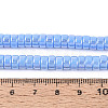 AB Color Plated Opaque Glass Beads Strands GLAA-T026-3x6mm-P07-4