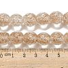 Handmade Gold Sand Lampwork Beads Strands LAMP-L079-06E-4