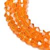 Transparent Electroplate Glass Beads Strands LS-EGLA-A039-T6mm-B23-3