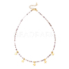 Star Pendant Necklaces NJEW-JN03074-01-1