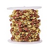 Synthetic Goldstone Handmade Beaded Chains CHC-F010-03A-G-2