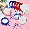 8Rolls 3 Colors Single Face Satin Ribbon OCOR-FS0001-08-5