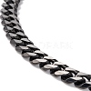 Ion Plating(IP) 304 Stainless Steel Curb Chains Necklace for Men Women NJEW-B083-03B-2