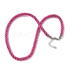 5MM Nylon Twisted Cord Necklace Making FIND-G096-01P-29-1