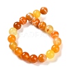 Natural Striped Agate/Banded Agate Beads Strands G-Z060-A01-C25-3