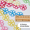 9 yards 9 colors Polyester Lace Trim CLOV-HY0001-01-2