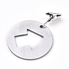 430 Stainless Steel Arrowhead Shaped Table Cover Tablecloth Weights STAS-WH0015-07P-1