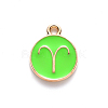 Alloy Enamel Pendants X-ENAM-S124-01A-06A-2