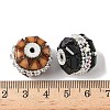 Acrylic Rhinestone Flower Ball Beads OACR-H053-01-3