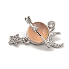 Brass Micro Pave Cubic Zirconia Pendants KK-U035-31P-3