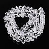 Natural Quartz Crystal Beads Strands G-D091-A25-2