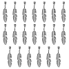 20Pcs Tibetan Style Alloy European Dangle Charms PALLOY-AB00231-1