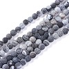 Natural Weathered Agate Beads Strands G-L534-04-6mm-1
