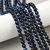Grade B Natural Tiger Eye Beads Strands G-F591-18-6mm-01-1