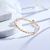 HOBBIESAY 100Pcs Brass Crimp Beads Covers KK-HY0002-71-5