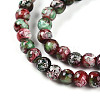 Baking Paint Glass Beads Strands DGLA-N003-4mm-A09-3