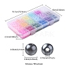 1350Pcs 18 Style Spray Painted ABS Plastic Imitation Pearl Beads OACR-YW0001-35A-4