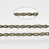 Soldered Brass Coated Iron Rope Chains CH-T002-04AB-1