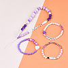 DIY 24 Style Acrylic & ABS Beads Jewelry Making Finding Kit DIY-NB0012-02D-4