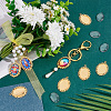 DIY Blank Oval Pendant Making Kit DIY-PH0020-84-5