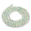 Electroplate Transparent Glass Beads Strands X1-GLAA-H021-01B-FR07-4