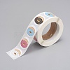 Self-Adhesive Kraft Paper Gift Tag Stickers DIY-G013-A17-3