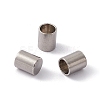 Tarnish Resistant 201 Stainless Steel Cord Ends STAS-G288-01B-P-4