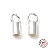 925 Sterling Silver Cord Ends STER-P055-01C-S-1