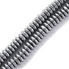 Electroplated Non-magnetic Hematite Beads Strands G-P571-B01-01E-1