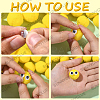 150Pcs Polyester Pom Pom Ball DIY-SC0031-33E-3