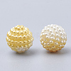 Imitation Pearl Acrylic Beads OACR-T004-10mm-15-2