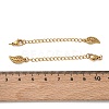201 Stainless Steel Curb Chain Extender SA-CBA0FDA-01G-16-3
