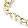 Electroplated CCB Curb Chain Necklace & Bracelets Set SJEW-G084-01G-7