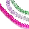 Transparent Painted Glass Beads Strands LS-DGLA-A034-T2mm-A06-4