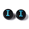 Opaque Black Acrylic Beads MACR-Q242-009B-3