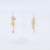 60Pcs 10 Colors Glass Pendants GLAA-GO0001-22-4
