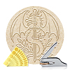 Stainless Steel Seal Embosser TOOL-WH0124-026-1