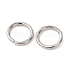 Tarnish Resistant 304 Stainless Steel Open Jump Rings STAS-N015-10-6x0.8mm-4