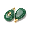 Dyed Natural Malaysia Jade Pendants GG-CBAA798-01G-04-3
