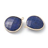 Natural Lapis Lazuli Pendants G-B009-07G-C-3