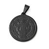 Ion Plating(IP) 304 Stainless Steel Pendants STAS-A053-24C-B-1