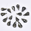 Spray Painted Natural Freshwater Shell Beads Strands SHEL-S276-69-2