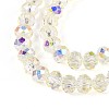 Transparent Glass Beads Strands EGLA-N016-6mm-05-3