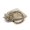 Natural Dyed Sandalwood Beads Stretch Bracelets BJEW-JB03842-05-3