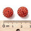 Half Drilled Czech Crystal Rhinestone Pave Disco Ball Beads RB-A059-H12mm-PP9-248-3