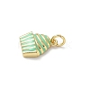 Brass Enamel Pendants KK-B155-05G-3